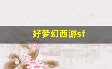 好梦幻西游sf (16)