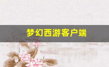 <strong>梦幻西游客户端 (15)</strong>